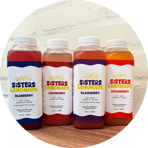 A photo of Sisters Lemonade various flavors
