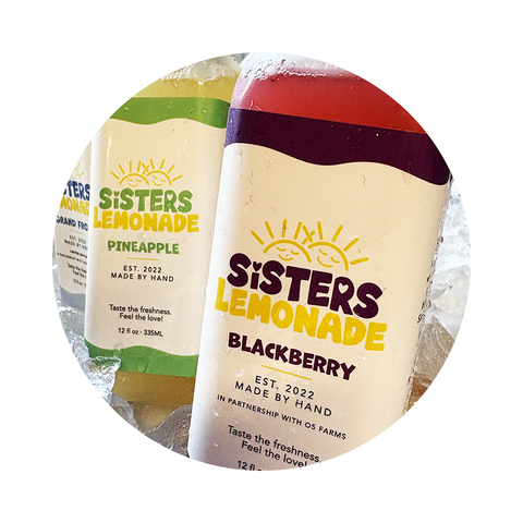 Sisters Lemonade Pineapple and Blackberry lemonades photo