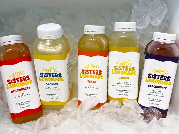 Sisters Lemonade bottle lineup